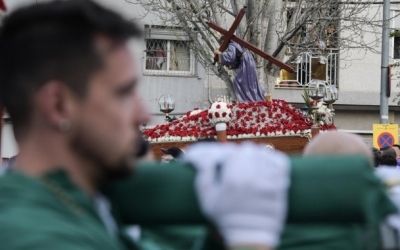 Un moment de la processió de Can Puiggener | Roger Benet